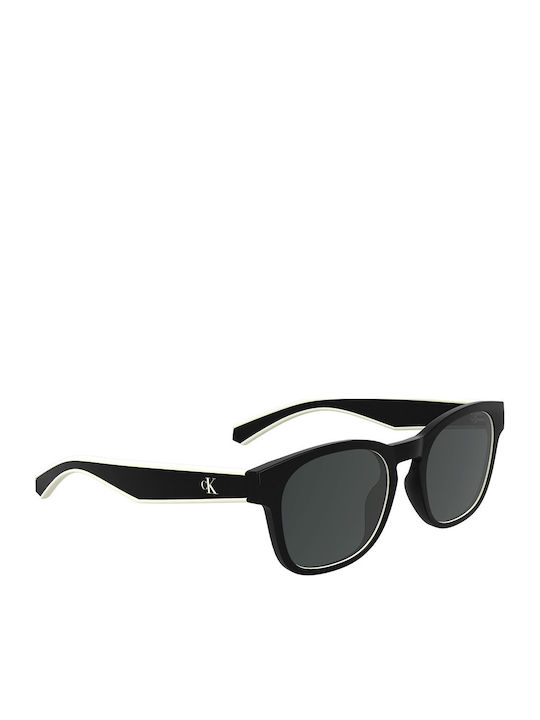 Calvin Klein Unisex Ochelari de soare cu Negru Cadru și Negru Lentilă CKJ25300S 001