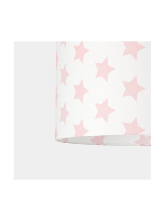 Veis Hesperis Big Stars Einfaches Licht Kinderdeckenleuchte Deckenleuchte 60W mit Fassung E27 Rosa
