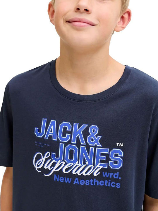 Kids' T-shirt Navy Blue Jjelogo Tee
