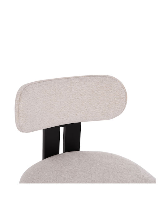 Karvo Dining Room Fabric Chair Ecru 57x50x78cm 2pcs