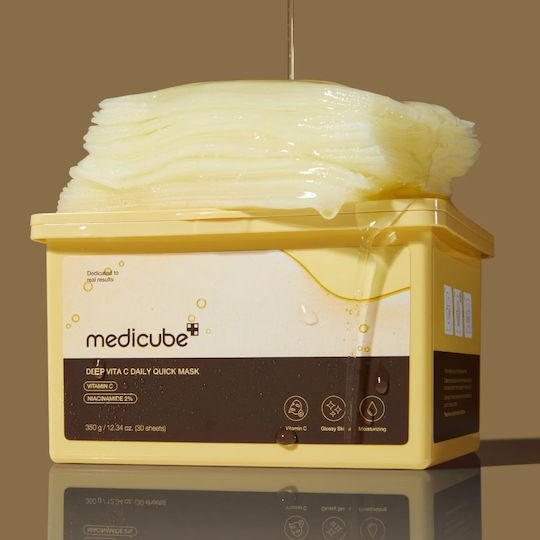 Medicube Sheet Μάσκα Προσώπου για Λάμψη / Αντιγήρανση Με Νιασιναμίδη 350gr