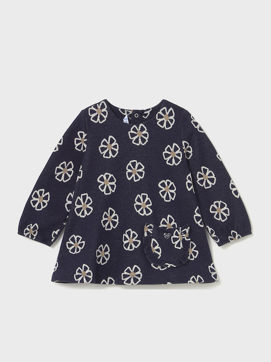 Kinderkleid Langärmelig Navy Blue