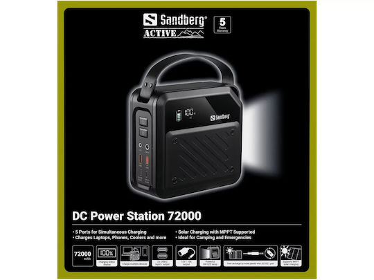 Sandberg DC Електроцентрала 72000 Електроцентрала 266.4Wh