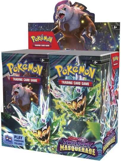Pokemon Scarlet & Violet Mascaradă La Amurg Pachet Booster Mascaradă La Amurg 1 Pachet Booster (Engleză) Diverse Modele