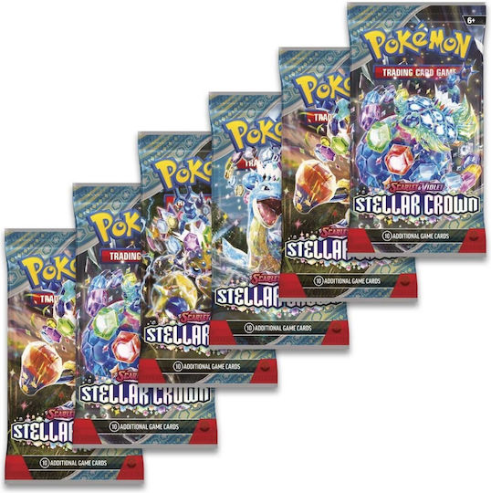 Kaissa Scarlet & Violet 7 Stellar Crown Booster Stellar Crown Scarlet & Violet Booster Pack English Various Designs