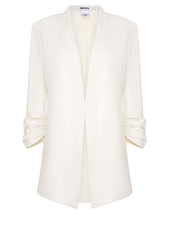 DKNY Long Women's Blazer White