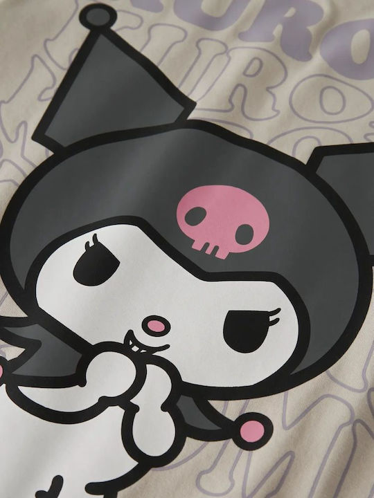 Kids' T-shirt Gray Kuromi