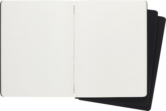 Moleskine Σετ 3 Σημειωματάρια Bullet Journal 120 Φύλλων Καρέ Μαύρα