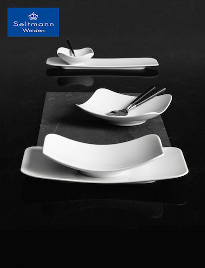 Espiel Coup Fine Dining Πιατέλα Σερβιρίσματος Ορθογώνια από Πορσελάνη 38x14.2εκ.