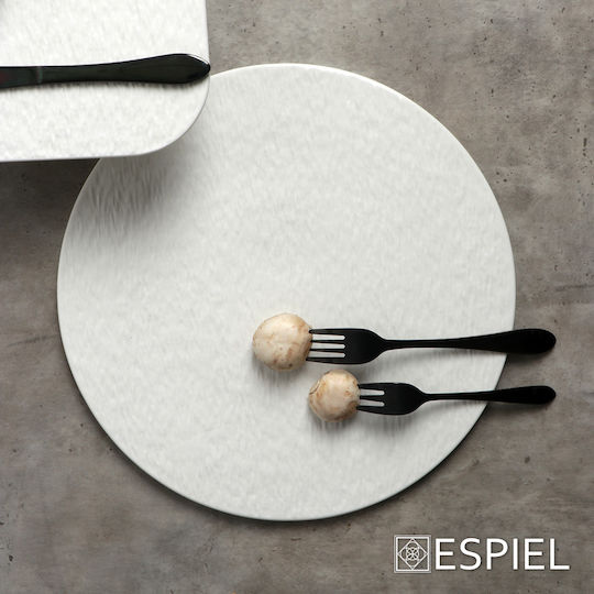 Espiel Siders Serving Platter Rectangular made of Porcelain White 30.5x10.8cm