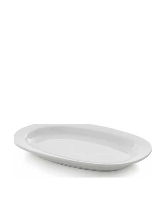 GTSA Platou de Servire Oval din Porțelan Albă 32x21.5buc 1buc