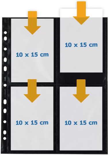 Herma Plastikeinlagen für Film A4 mit Löchern 10Stück