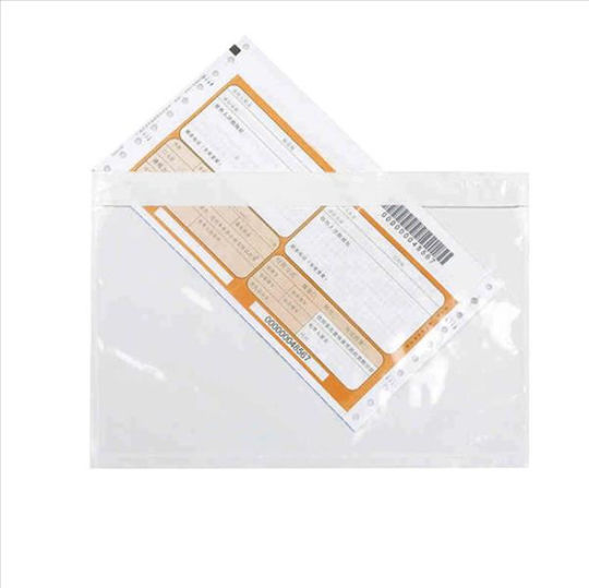 thessPACK Plastic Binder Pockets for Documents 100pcs