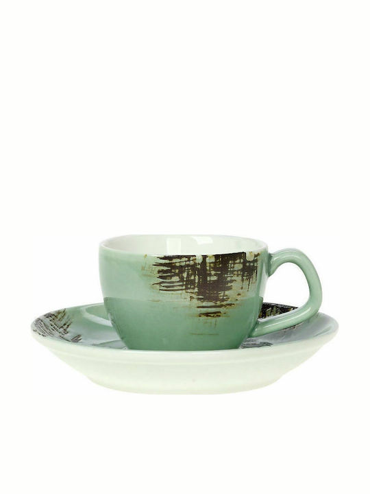 Cryspo Trio Country Cup Espresso Porcelain Green 70ml