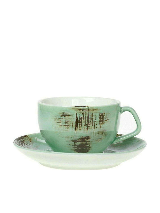 Cryspo Trio Country Cup Espresso Porcelain Green 70ml