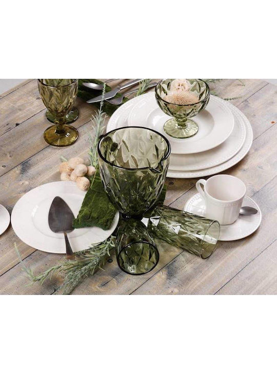 Cryspo Trio Σετ Φλιτζάνια Tσαγιού από Πορσελάνη Ivory Cream 230ml 6τμχ