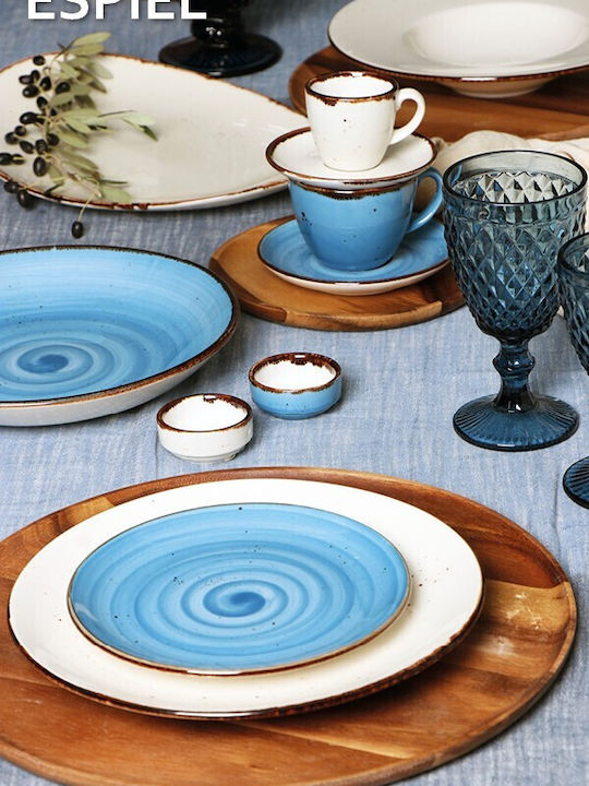 Espiel Terra Cup Cappuccino Porcelain Blue 220ml