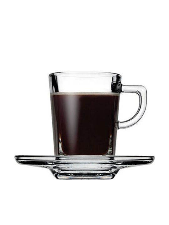 Espiel Carre Tasse Espresso Glas Transparent 75ml