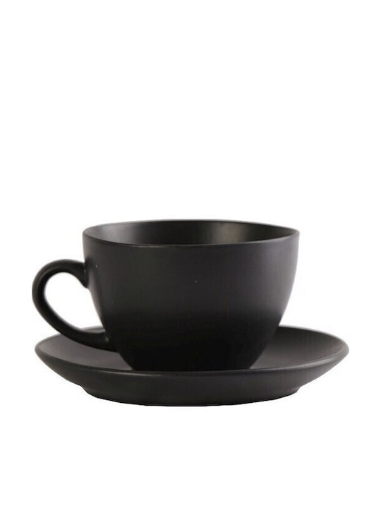 Espiel Morgan Cup Cappuccino Porcelain Black 290ml