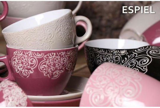Espiel Vienna Чаша Cappuccino от Порцелан Розов 280мл