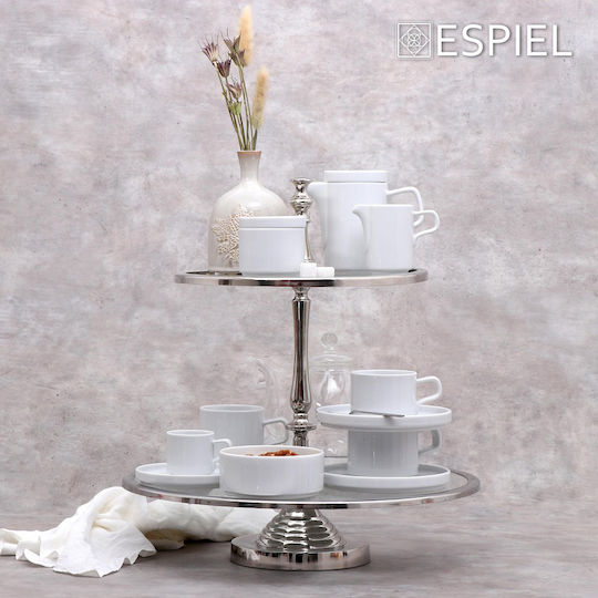 Espiel Good Mood Cană Cappuccino Din porțelan Alb 180ml