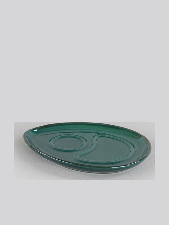 Set Tassen Kaffee Keramik Grün 215ml 2Stück
