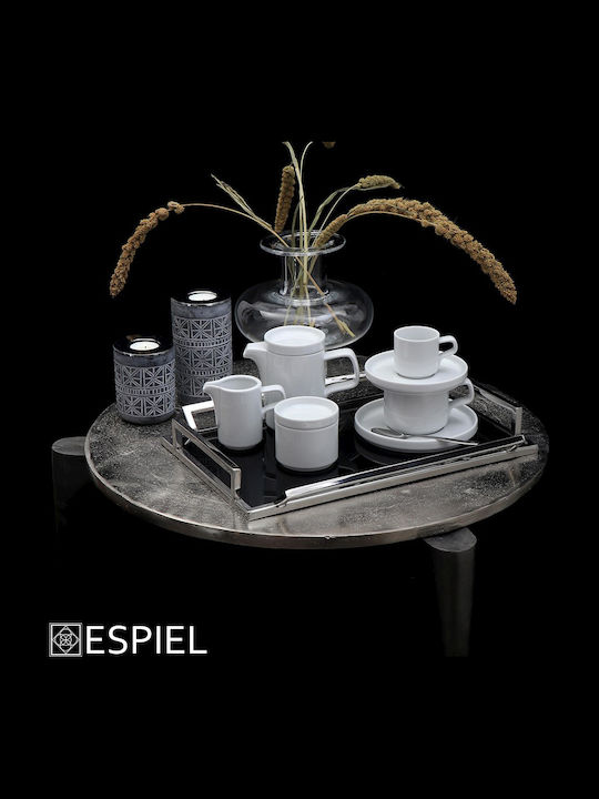 Espiel Good Mood Σετ Φλιτζάνια Espresso από Πορσελάνη Λευκά 90ml 6τμχ