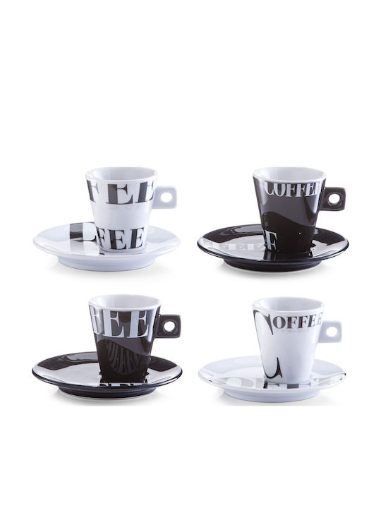 Zeller Cup Espresso Porcelain White