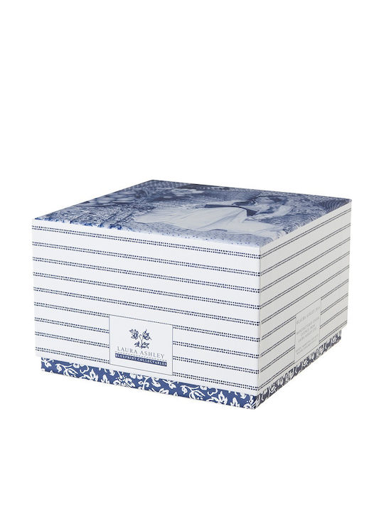 Laura Ashley Blueprint Σετ Φλιτζάνια Espresso από Πορσελάνη Floris & Candy Stripe 100ml 4τμχ
