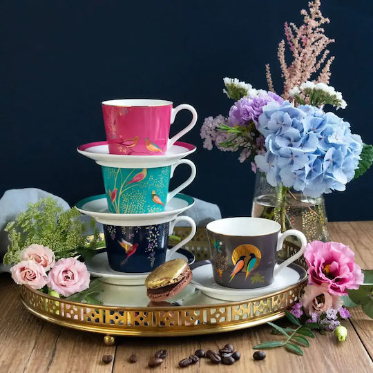 Portmeirion Kaffee Tassen Set 8 Stück