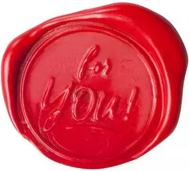 Folia Sealing Wax Stamp Colored Wax Set 3pcs with Stamps