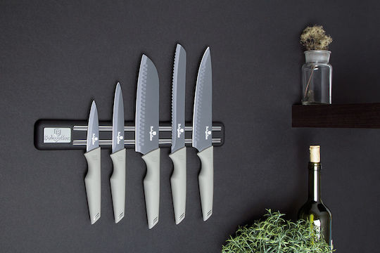 Berlinger Haus Aspen Cpllection Knife Set with Block from Stainless Steel
