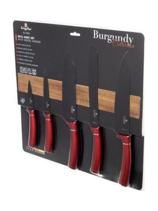 Berlinger Haus Knife Set with Block from Stainless Steel 5pcs