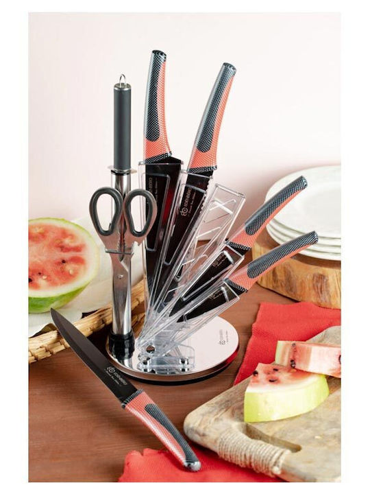 Edenberg Knife Set with Block from Stainless Steel 8pcs