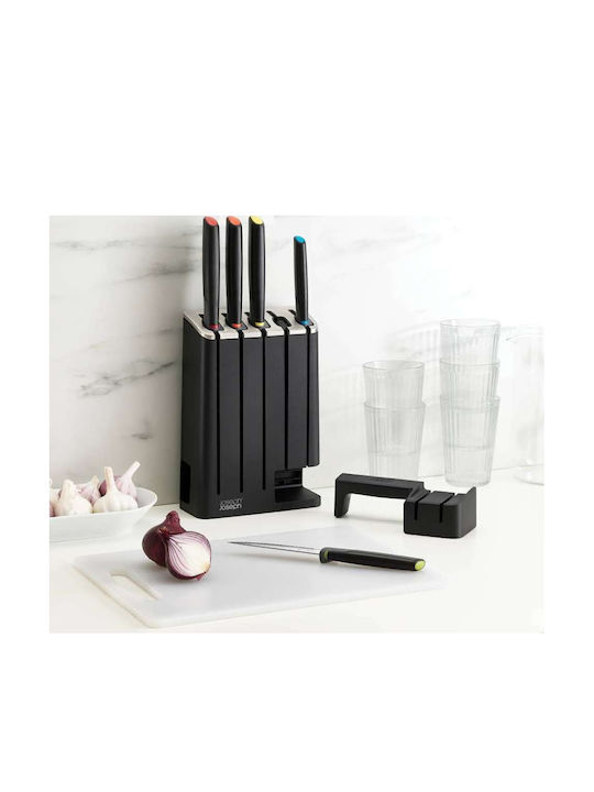 Joseph Joseph Knife Set with Block from Stainless Steel