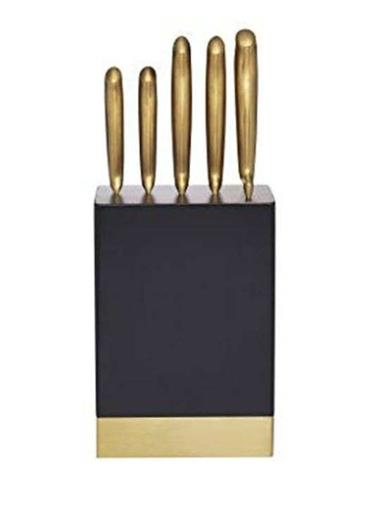 Kitchen Craft Σετ Μαχαίρια με Βάση από Ανοξείδωτο Ατσάλι 5τμχ