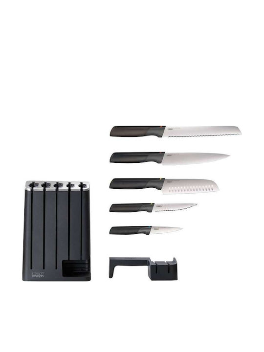 Joseph Joseph Knife Set with Block from Stainless Steel