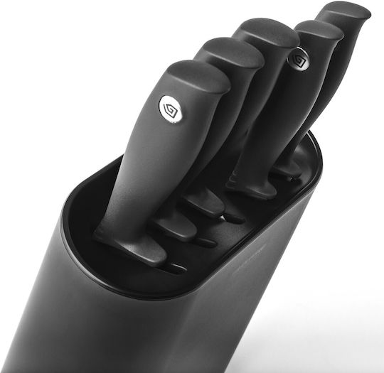 Brabantia Tasty Σετ Μαχαίρια με Βάση από Ανοξείδωτο Ατσάλι 5τμχ