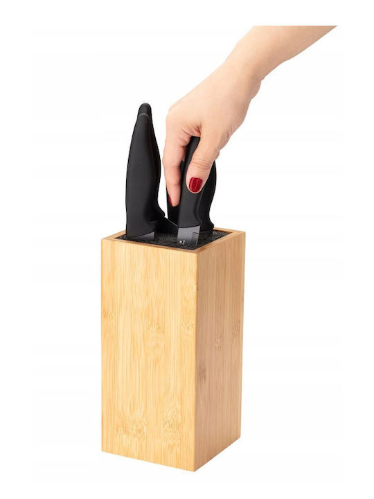 Smile Messerset mit Block aus rostfreiem Stahl 5Stück