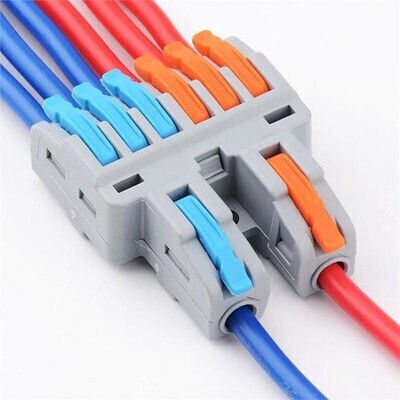 Powertech Κλέμα Ταχείας Σύνδεσης 8 θέσεων 6pin προς 2pin TOOL-0108 5τμχ