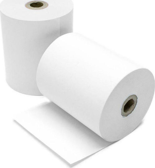 All About Office Thermische Kassenrollen Registrierkasse Π28xΔ50mm mit Länge 24m 48gr/m² 10Stück