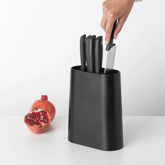 Brabantia Tasty Σετ Μαχαίρια με Βάση από Ανοξείδωτο Ατσάλι 5τμχ