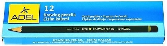Adel 2200 Drawing Сет от 12 Моливи 8B Зелени