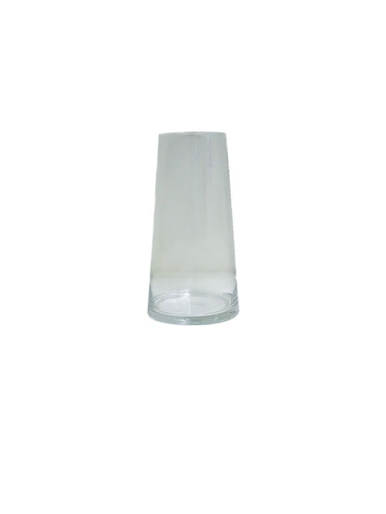 AGC Decorative Vase Transparent 9x25x25cm