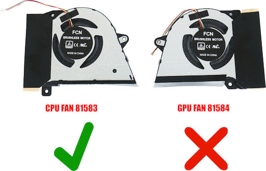 Ανεμιστηράκι Laptop Cpu Cooling Fan Asus Rog Zephyrus G14 2021 Ga401q Ga401qc Ga401qe Ga401qh Ga401qm Ga401qec-k2064t Ga401qec Ga401ihr Ga401hr 13nr05s0ap0101 Dfsck22d05883k Fn58 Fnnw 4pin Κωδ.81583