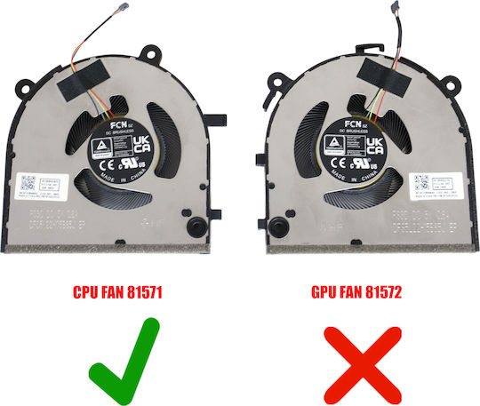 Ανεμιστηράκι Laptop Cpu Cooling Fan Lenovo Ideapad Pro 5 16imh9 83d4 83d4001hus 83d4003hax 83d4cto1ww Pro 5 16ahp9 83d5 83d5cto1ww 5f10s14132 5f10s14133 Fs3d Dfs5l22h05b85j 4pin Κωδ.81571