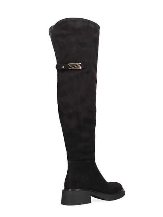 Medium Heel Women's Boots Black