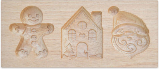 Scrap Cooking Holz Süßigkeiten Pfanne/Form Gefüllte Weihnachtliche Kekse