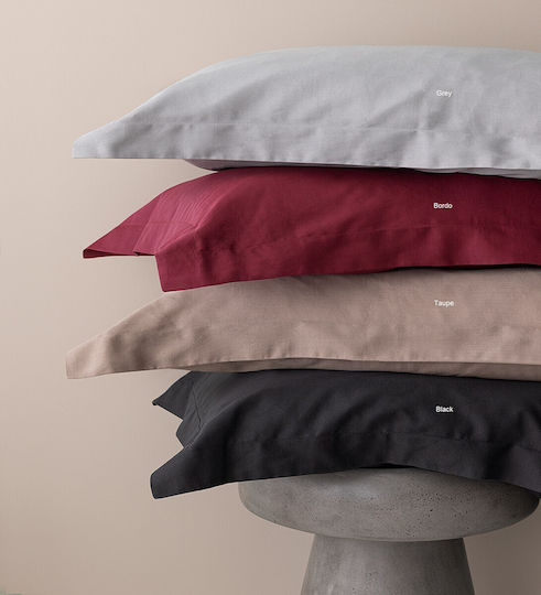 Palamaiki Set Cearșafuri 240x270cm. Posh Sateen Bordo 4buc
