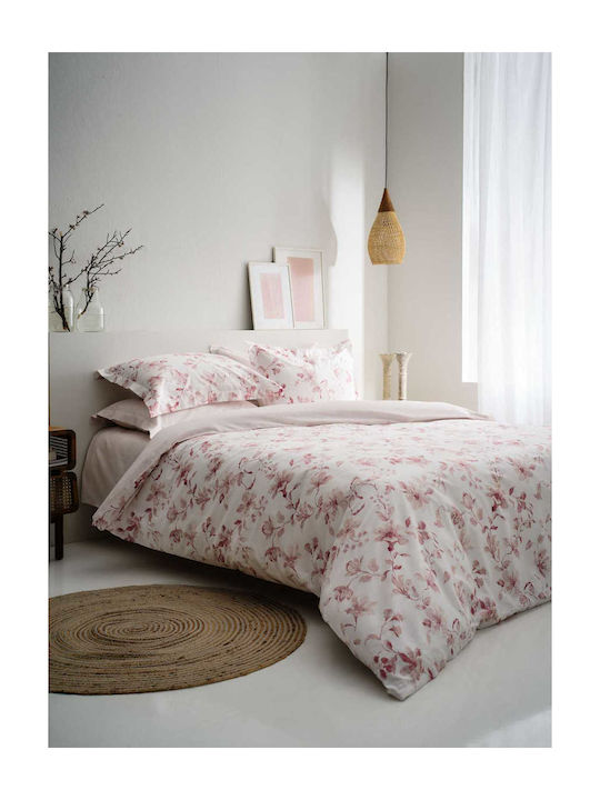 Vesta Home Rebecca Σετ Σεντόνια King Size 280x270εκ. Pink (4τμχ)